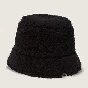Victorias Secret PINK PERIWINKLE PURPLE REVERSIBLE SHERPA BUCKET HAT PINK Victoria main image 4